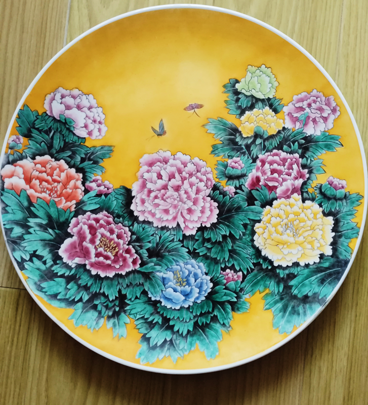 图片11泰安市老年大学王莉瓷绘作品《花开富贵》.png